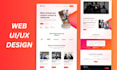 design redesign homepage UI website template