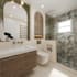 do bathroom and toilet interior design , model and render