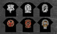make a horror illustration for t shirt and merch design
