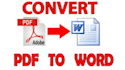 convert pdf to word file