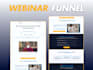 design a webinar funnel on gohighlevel, webinarjam webinar automations