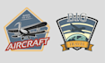 make creative airplane, jet, airline and aviation logo