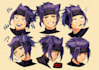 make expression sheets of your characters