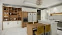 create professional 3d kitchen design, layout, and realistic rendering