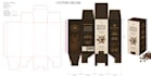 create custom packaging dieline and box template for print