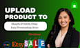 upload product on printify shopify, etsy, amazon, ebay, printful, wordpress, wix