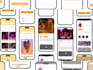 design a modern mobile app UI UX for education, healthcare, or finance in figma