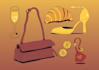 draw flat cozy vector illustration