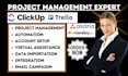 be your project management expert in monday crm asana clickup trello automation