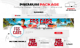 design an eyecatching life style youtube banner and logo