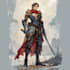 create full body dnd character and dnd character art