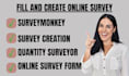 fill online survey quantity surveyor survey creation using surveymonkey