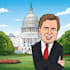 create funny political cartoon