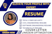 write a standout engineering resume for civil, mechanical, IT, and software role
