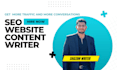 be your flawless SEO website content writer and copywriter
