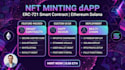 build an nft minting dapp with erc721 smart contract on ethereum or solana