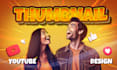 design attractive clickbait amazing youtube thumbnail