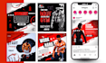 create instagram posts, linkedin posts and minimal social media post design