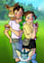 draw anime style character, person