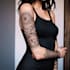 create sleeve tattoo design in geometric style