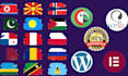 translate wordpress website into multilanguage using polylang or wpml