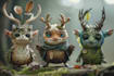 create fantasy mascot characters