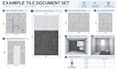 l create a professional tile layout plan for floors and bathroom walls