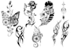 draw customize unique abstract graphic fine line tattoo design