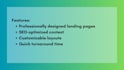 boost your business with high converting SEO landing pages