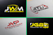 create transport logistics trucking logo design