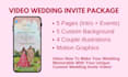 design custom digital wedding invitation card