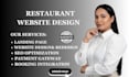design restaurant website catering website food website cafe website
