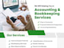 bookkeeping services and accounting , financial statements,