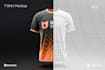 create a 3d clothing apparel design and mockup for graphic template
