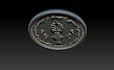 sculpt 3d coin model 3d bas relief 3d medallion 3d jewellery design 3d printable