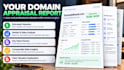 appraise your domain name using market and sales data
