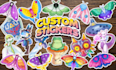 create custom sticker illustration