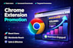 drive real users and installs to your chrome extension