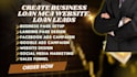create business loan mca website, loan leads, finance, loan landing pages