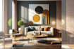 create realistic canvas and frame mockups for wall art