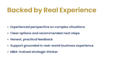 be your business strategy consultant