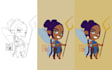 draw cute full body chibi characters