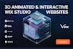 design 3d interactive wix studio website redesign wix animated 3d website