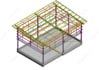 provide detailed structural steel drawings and connection details