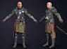mold 3d realistic character, 3d game model, full body rigging, unity fur texture