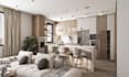 create modern and functional kitchen with realistic 3d renders