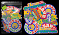 make sticker design with retro vintage pop style