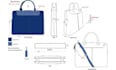 design bag, backpack, handbag, luggage with tech pack