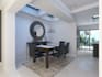 design 3d bedroom, bath, living interior with 3d rendering