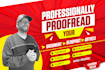 professionally proofread and line edit your book